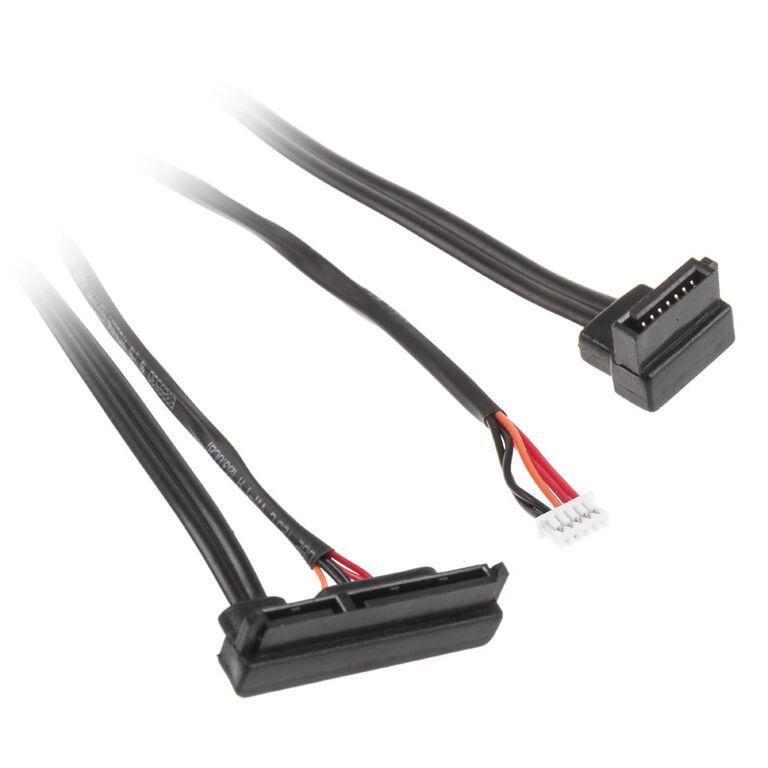SilverStone SST-CP12 SATA power and data cable - black image number 0
