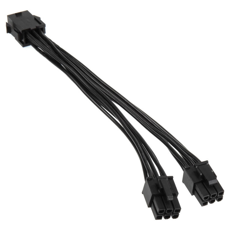 Kolink Adapter 6-pin PCIe to 2x 6-pin PCIe connector, black, 15cm image number 1