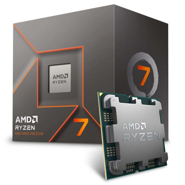 AMD Ryzen 7 8700F 5.0 GHz (Phoenix) AM5 - boxed, with cooler image number 0