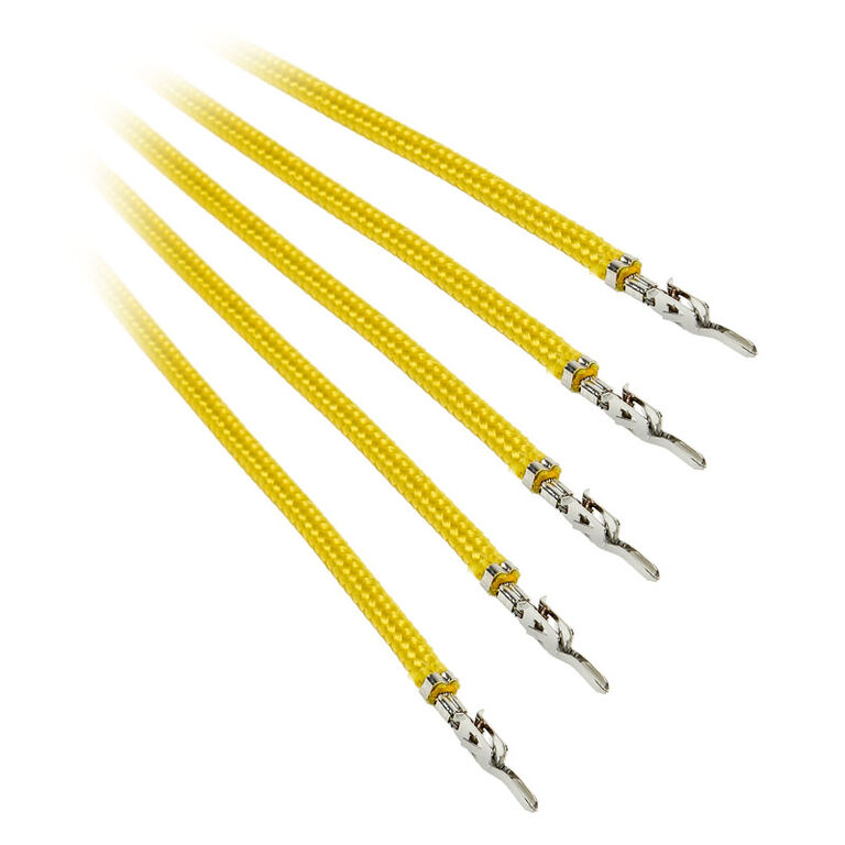 BitFenix Alchemy 2.0 PSU Cable, 5x 40cm - yellow image number 0
