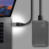 AXAGON USB-C 3.1 M to USB-A F Adapter, Aluminium - black image number null