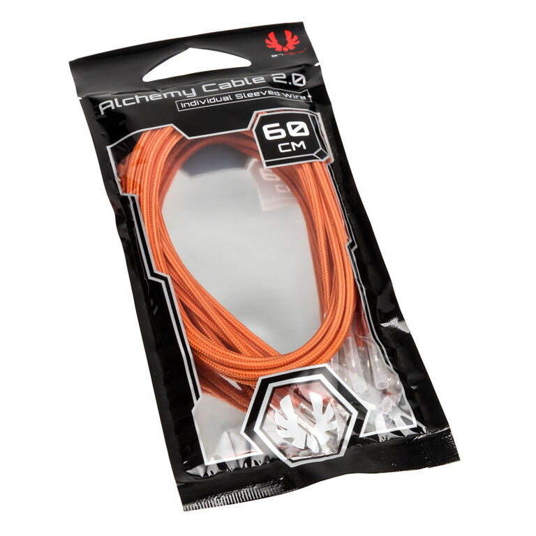 BitFenix Alchemy 2.0 PSU Cable, 5x 60cm - orange image number 4
