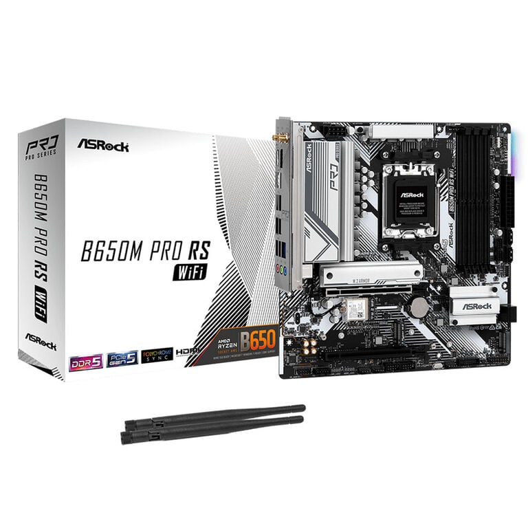 ASRock B650M Pro RS WiFi, AMD B650 motherboard - Socket AM5, DDR5 image number 0