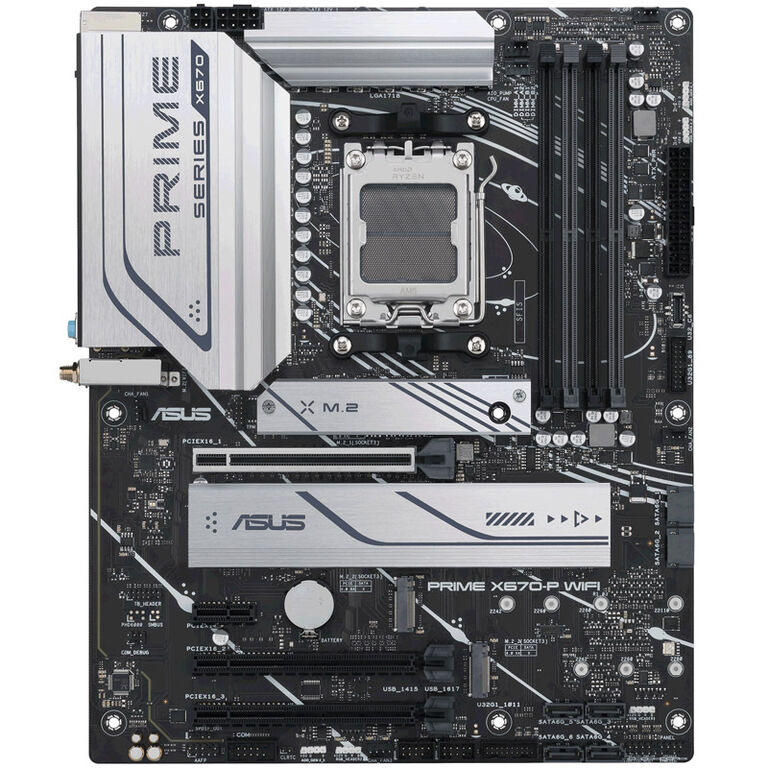 ASUS Prime X670-P WiFi, AMD X670 motherboard - Socket AM5 image number 2