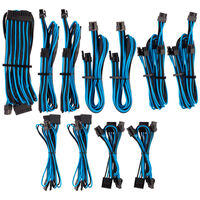 Corsair Premium Pro Sleeved Cable Set (Gen 4) - blue/black