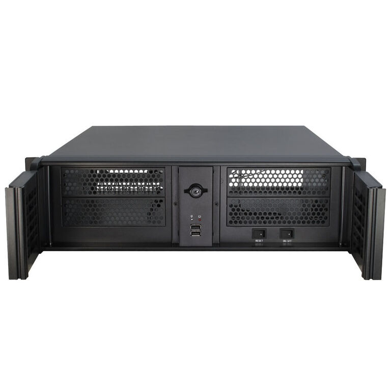 Inter-Tech 3U 3098-S, 19" rack server case - black image number 2