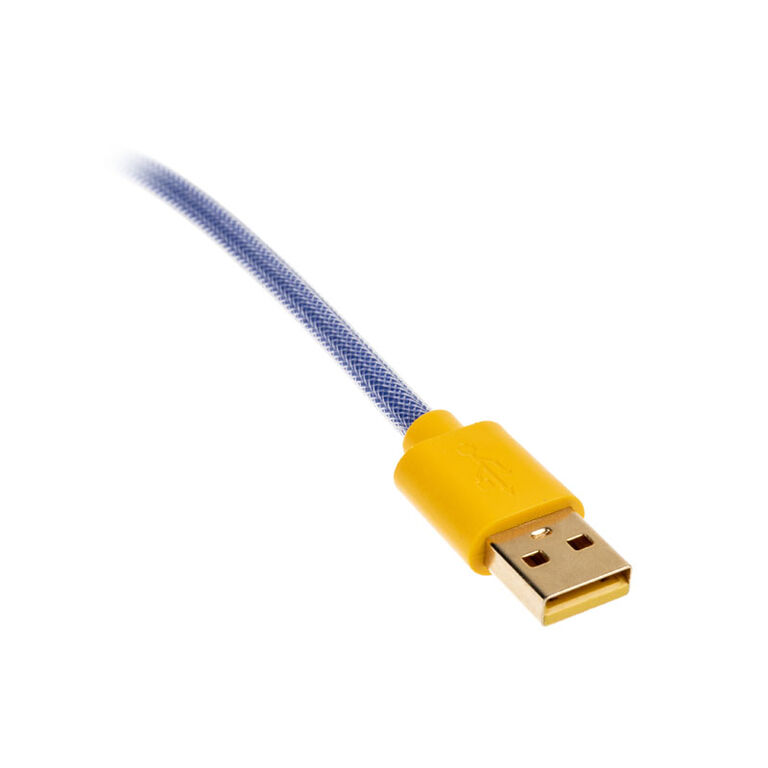 Ducky Premicord Horizon coiled cable, USB Type C to Type A - 1.8m image number 2