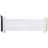 PHANTEKS PCI-E 4.0 x16 riser ribbon cable, 180 degrees, 30 cm - white image number null