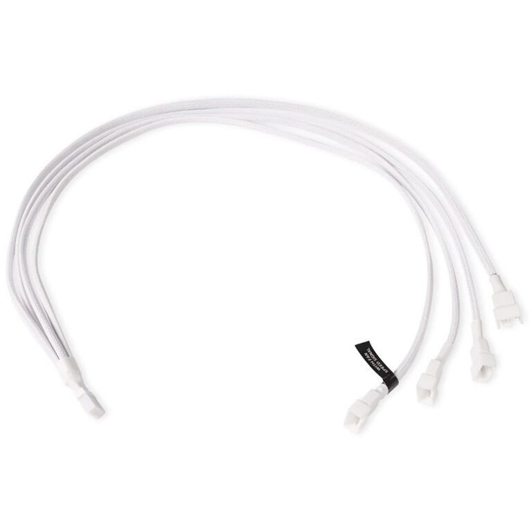 Alphacool Y-Splitter 4-pin to 4x 4-pin PWM 60cm - white image number 0