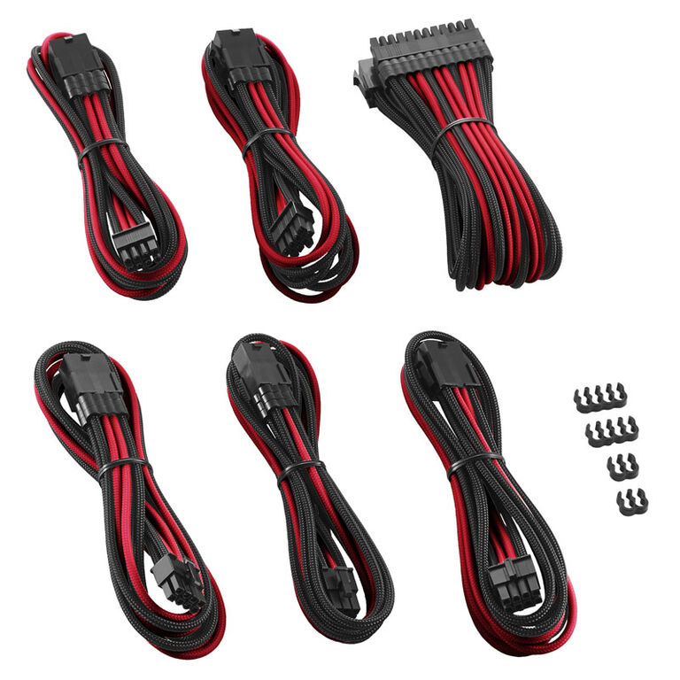 CableMod PRO ModMesh Cable Extension Kit - black/red image number 1