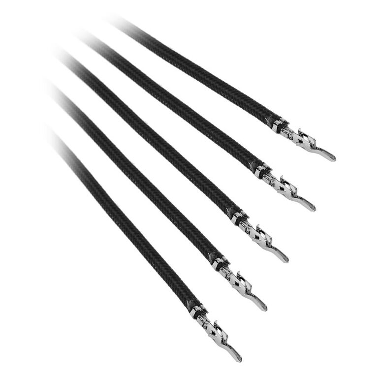 BitFenix Alchemy 2.0 PSU Cable, 5x 40cm - black image number 0