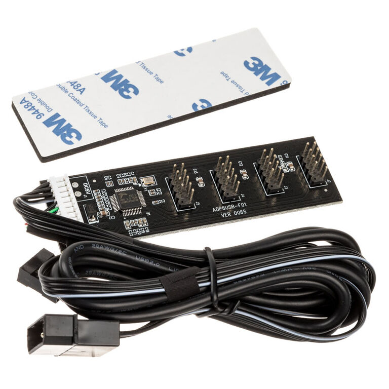 Kolink USB 2.0 hub card, including 60cm USB & Molex cable image number 3