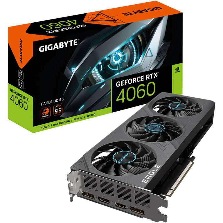 GIGABYTE GeForce RTX 4060 Eagle OC 8G, 8192 MB GDDR6 image number 0