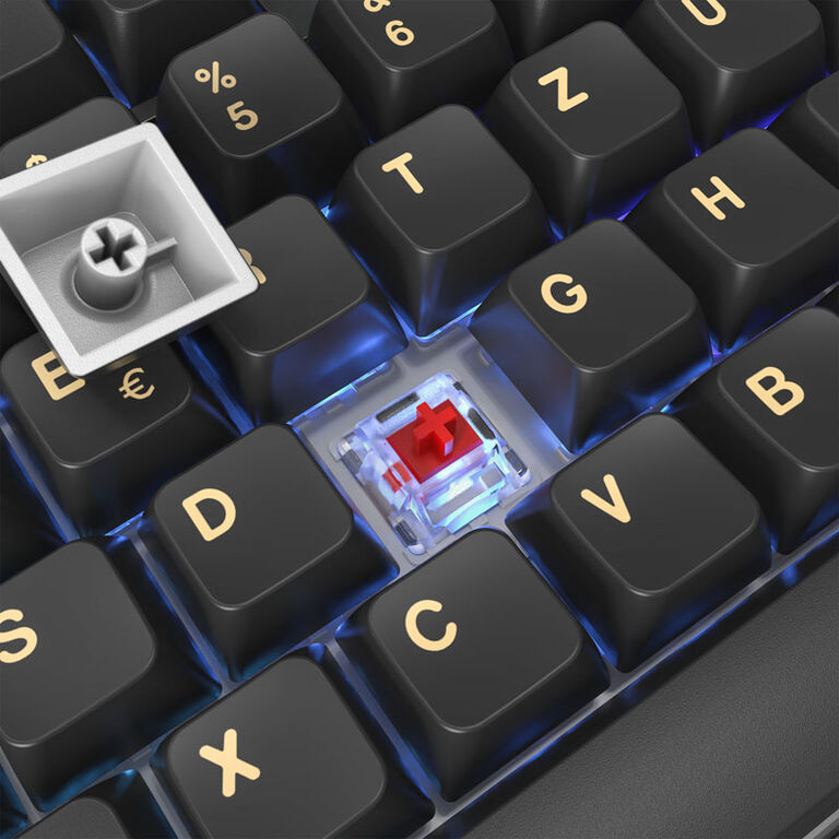 Montech MKey Darkness Gaming Keyboard - Gateron Red Pro 2.0 image number 4