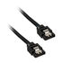 Corsair Premium Sleeved SATA Cable, black 60cm - 2 pack image number null