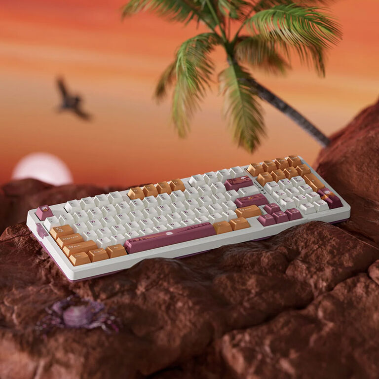 VGN V98Pro V2 Gaming Keyboard, Berry Ice Cream - Twilight (US) image number 3