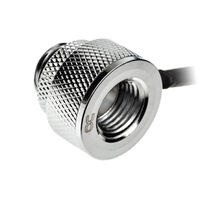 Alphacool Eisfrost temperature sensor G1/4 male/male with female adapter - chrome