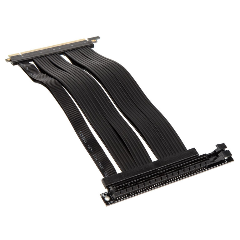 Raijintek Paxx Vertical PCI Slot Bracket + PCIe x16 Riser Flat Ribbon Cable, 20cm image number 2