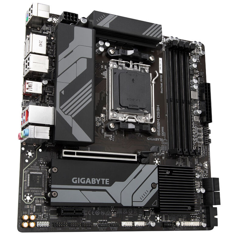 GIGABYTE B650M DS3H, AMD B650 motherboard - Socket AM5, DDR5 image number 1
