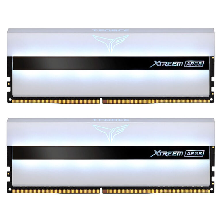 Team Group T-Force Xtreem ARGB, DDR4-3200, CL14 - 16 GB Dual Kit, weiß image number 1