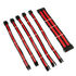 Kolink Core Adept Braided Cable Extension Kit - Black/Red image number null