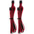 Corsair Premium Sleeved EPS12V ATX12V Cable, Double Pack (Gen 4) - red/black image number null