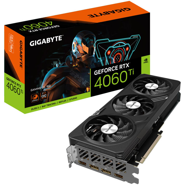 GIGABYTE GeForce RTX 4060 Ti Gaming OC 16G, 16384 MB GDDR6 image number 0