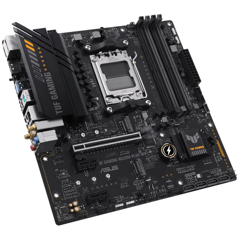 ASUS TUF Gaming A620M-Plus WiFi, AMD A620 Motherboard - Socket AM5, DDR5 image number 1