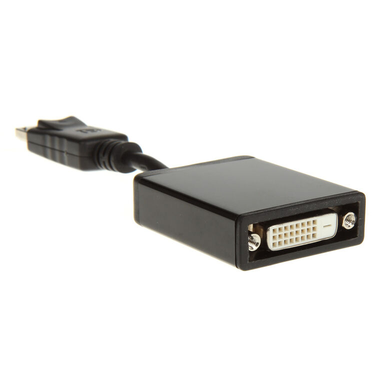 InLine adapter cable, DisplayPort plug to DVI-D socket - black image number 2