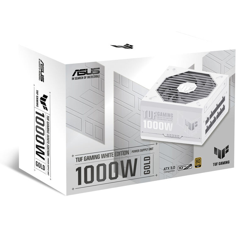 ASUS TUF Gaming 1000W Gold White Edition image number 9