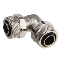 Adapter 90 degrees 13/10mm to 13/10mm - nickel silver