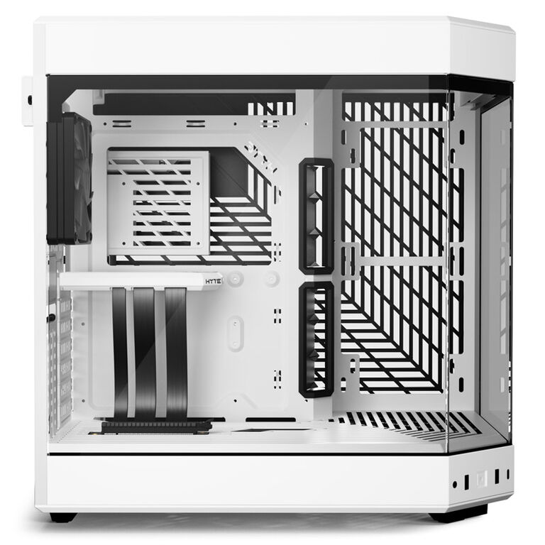 Hyte Y60 Midi Tower, Tempered Glass - white image number 4