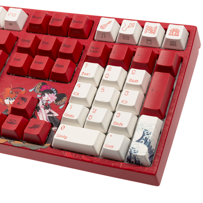 Varmilo VEA109 Koi Gaming Keyboard, MX-Brown, white LED image number 7