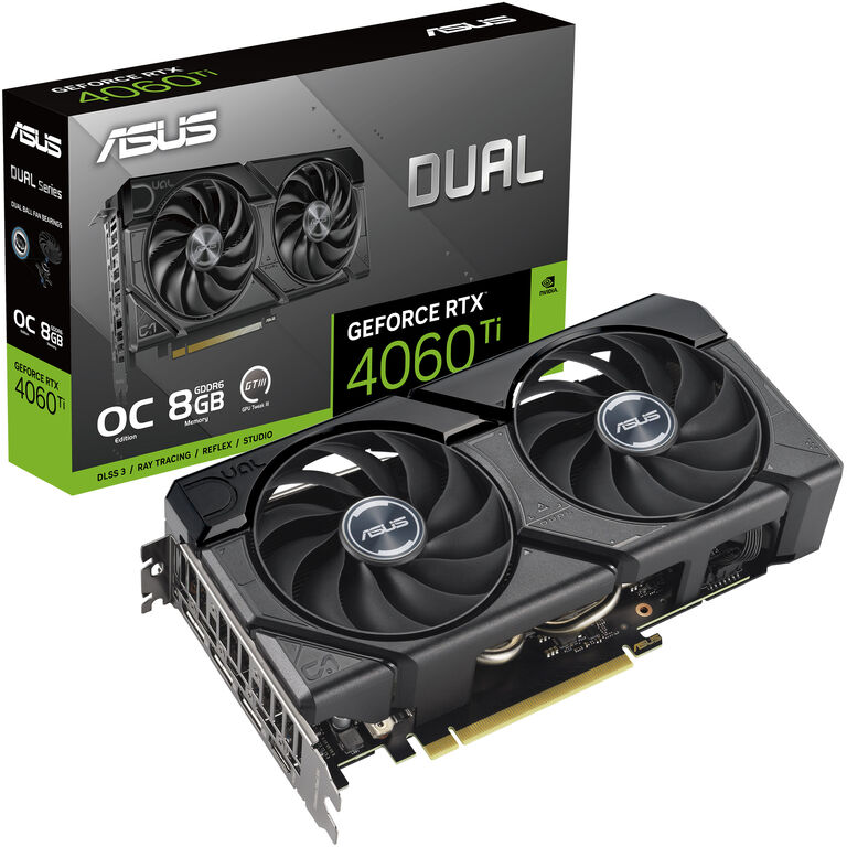 Asus GeForce RTX 4060 Ti Dual O8G EVO, 8192 MB GDDR6 image number 0