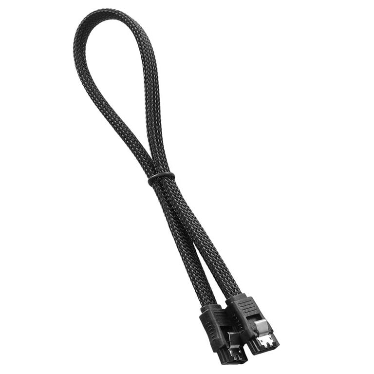 CableMod ModMesh SATA 3 Cable 30cm - black image number 1