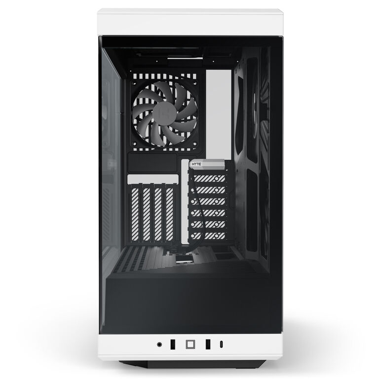 Hyte Y40 Midi Tower, Tempered Glass - schwarz/weiß image number 4