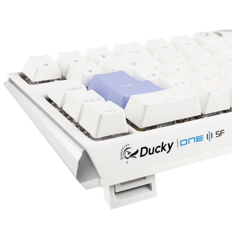 Ducky One 3 Classic Pure White SF Gaming Tastatur, RGB LED - MX-Red image number 5