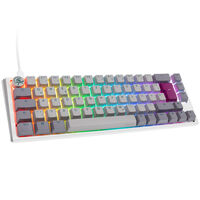 Ducky One 3 Mist Grey SF Gaming Keyboard, RGB LED - MX-Speed-Silver