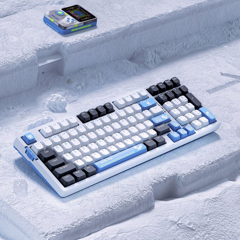 VGN V98Pro V2 Gaming Keyboard, Arctic Fox - Limited Edition (US) image number 2