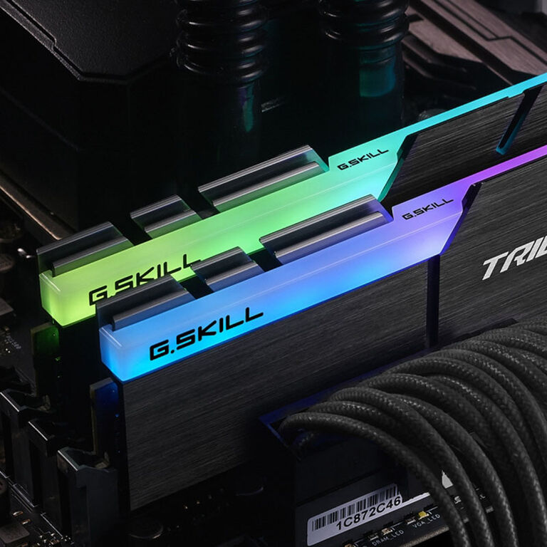 G.Skill Trident Z RGB for AMD Ryzen, DDR4-3600, CL18 - 16 GB Dual-Kit, black image number 1
