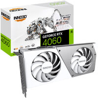 INNO3D GeForce RTX 4060 Twin X2 OC White, 8192 MB GDDR6