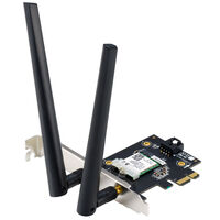 ASUS PCE-AXE5400 BT 5.2 LE Wireless LAN Adapter, 2.4GHz/5GHz/6GHz WLAN - PCIe x1