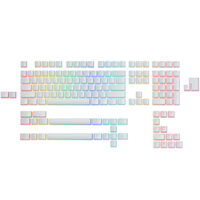 Glorious Aura Keycaps - 145 Keycaps, US layout, white
