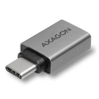 AXAGON USB-C 3.1 M to USB-A F Adapter, Aluminium - black
