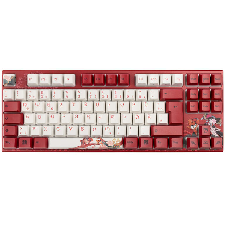 Varmilo VEA88 Koi TKL Gaming Keyboard, MX-Silent-Red, white LED image number 1