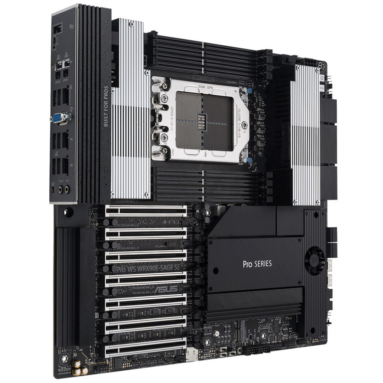 ASUS Pro WS WRX90E-Sage SE, AMD WRX90 motherboard, sTR5 socket, DDR5 image number 4