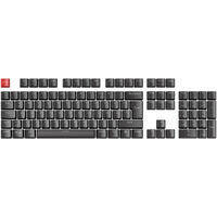 Glorious ABS Keycaps - 105 pcs, black, ISO, DE layout