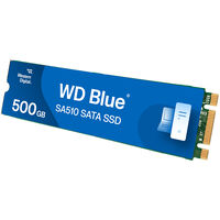 Western Digital WD Blue SA510 M.2 SSD, SATA 6G - 500 GB