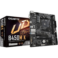 GIGABYTE B450M-K, AMD B450 Motherboard - Socket AM4, DDR4