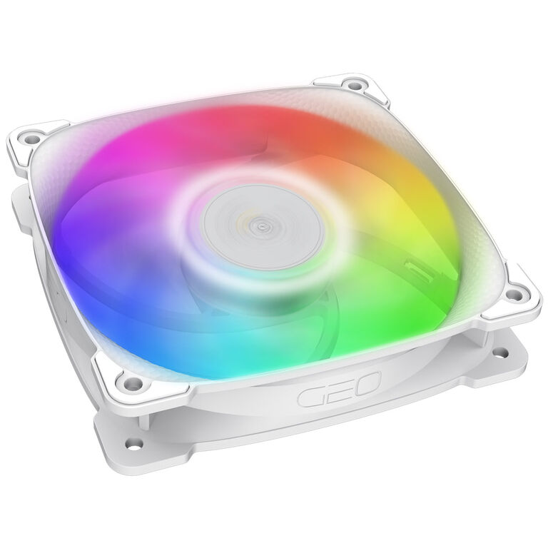 Geometric Future Squama 2501W RGB Fan, 3-pack - 120 mm, white image number 1